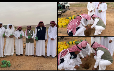 تنمية الشملي تشارك في حملة تشجير بالمحافظة